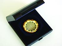 Gold facet crystal