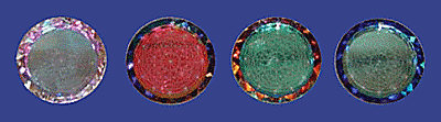 Element facet crystals